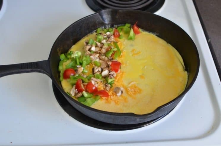 Perfect Veggie Omelette Recipe. This is seriously a no-fail way to make perfect omelettes!